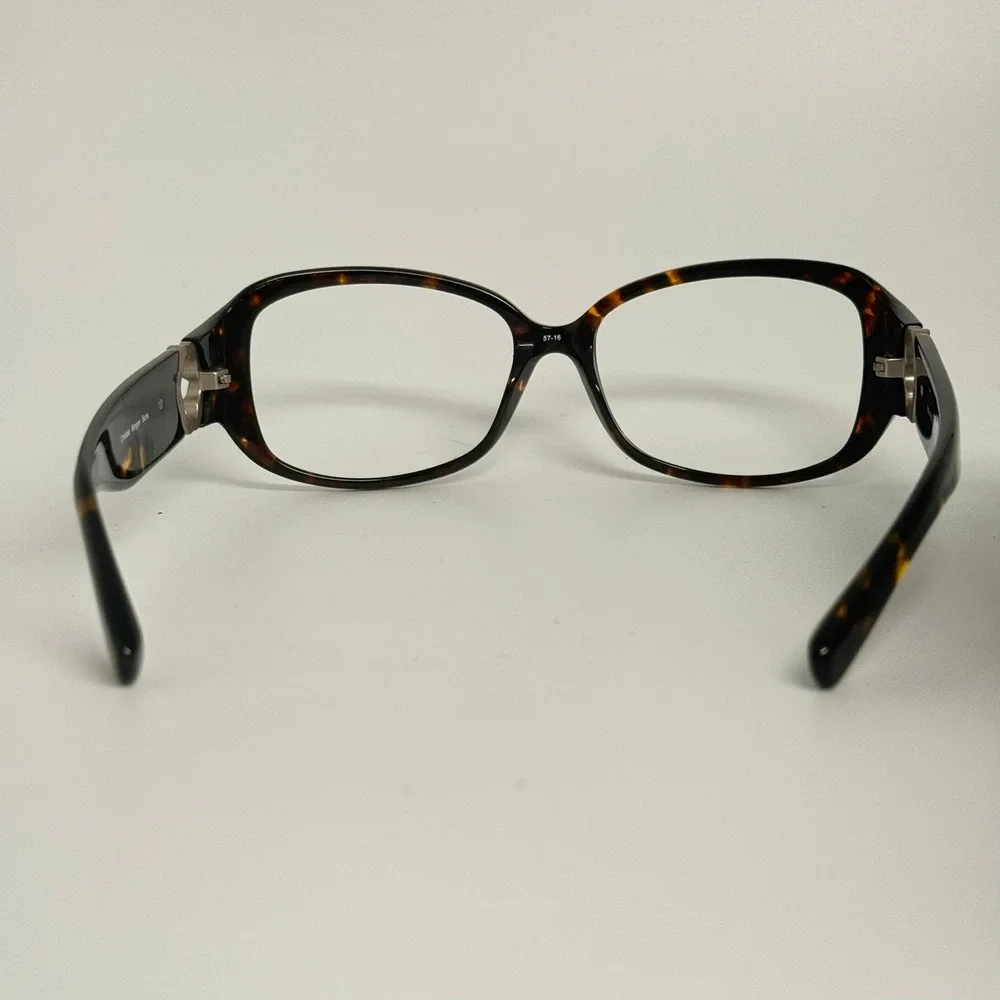 Chelsea Morgan Suns CMS 1012 TO Tortoise Oval Eyeglass Frames 57-16-135 Silver